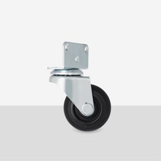 AXL嬰兒床/櫃子輪子 L型側裝腳輪 2英吋TPR靜音輪 萬向輪 木頭書櫃衣櫃腳輪, 2英寸TPR活動輪