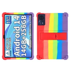 호환 Cubot TAB 70 2025 태블릿 케이스 충격 방지 커버 안드로이드 14 10.95 인치 태블릿 실리콘 스탠드, 02 MULTI, 01 Cubot TAB 70, 01 CHINA