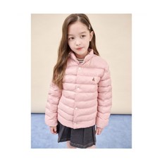 국내매장품 빈폴 키즈 BEANPOLE KIDS 경량 패딩 점퍼 라이트 핑크 (BI5938U08Y)