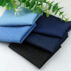 [동대문원단]스판데님 면소재 봄가을용 청바지 청스커트 자켓 원피스 에코백, 네이비, 1개