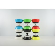 三鈴SUNDIA 扯鈴 EVO短定軸/進化長定軸鈴 耐磨材質 聲音清脆 輕鬆掌握各式花招, 黑色, 只有扯鈴, 1套