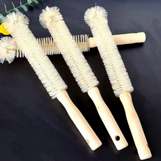 컵 물병 텀블러 다용도 세척솔 나무 손잡이 청소솔 젖병솔 단체 대량, 단품, 1개