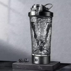 리노 무선 전동 쉐이커 오토 믹스 보온보냉 텀블러 휴대용 대용량, 1개, 700ml, 블랙