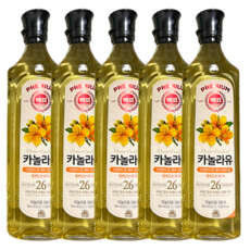 사조 해표 카놀라유, 5개, 900ml