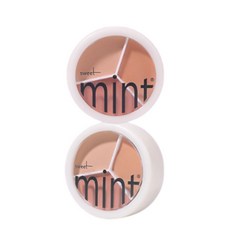 SWEET MINT 三色遮瑕膏 遮蓋黑眼圈痘印 臉部雀斑專用 自然遮瑕新手遮瑕液乾皮不卡粉水潤服貼, 1個, 詳見包裝