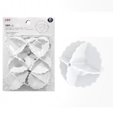 防纏繞洗衣球 去汙洗衣球 日式魔力洗衣球 防打結 防纏繞洗衣機球 大顆洗衣球, 1包6入, 1套