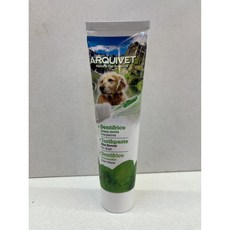 四寶的店 Arqulfresh 香甜草莓牙膏100克 犬 牙膏 狗 愛犬 狗用 牙膏 護齒 清潔 ARQUIVET, 1個, 清新薄荷牙膏 100克/條