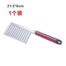 創意波浪刀 造型切片器 花式馬鈴薯切刀 家用切菜工具, 波浪刀1把, 1個