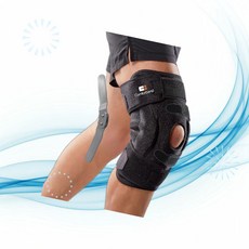 Comforband 컴포밴드 탁구 무릎 보호대 조절 가능 힌지형 ACL PCL MCL 이중 측면 힌지 JV