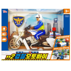 씽크토이 112경찰 오토바이 작동완구, 색상혼합, 4개