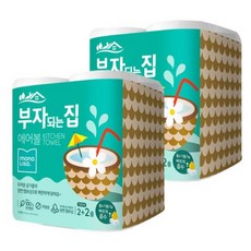 모나리자 에어볼 벨라지오 키친타올 2겹 130매, 4롤, 8개