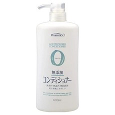 KUMANO 熊野油脂 Pharmaact 熊野無添加潤髮乳, 600ml, 1瓶