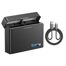 DJI Osmo Action 3 4 배터리 LED 듀얼 슬롯 충전기 USB 충전 허브 액션 카메라 4/3 액세서리, 05 1 Charger, 1개