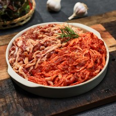 덕스 국내산 프리미엄 오리 주물럭 불고기 매콤한 맛 500g + 간장 맛 500g, 매콤한 맛 500g X 1팩, 2개