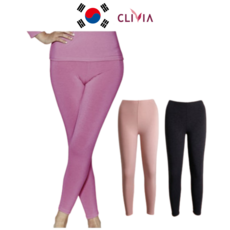 크리비아 국산 여성 기모 내의 내복 하의 9부 속바지 4944