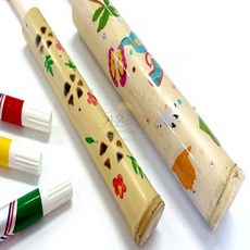 가온로그 대나무물총 만들기키트 초등만들기, 대나무물총민무늬