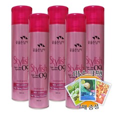 꽃을든남자 헤어케어 스프레이(향긋한 꽃향기)+마스크팩(프로랑스) 1매 증정, 5개, 300ml