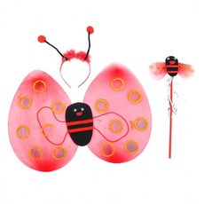 무당벌레 요정 날개세트 3종 크리스마스 파티날개 할로윈 파티