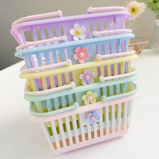 파스텔 미니 바구니 정리함 소품바스켓 단체선물 (5개 세트), 5개 세트