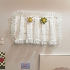 장식 찍찍이 레이스 가림막 가리개 두꺼비집 45x35cm 커튼 13742EA 1(ea)