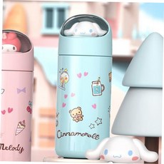 스티커 시나모롤 우주캡슐 피규어 텀블러 캐릭터 350ml