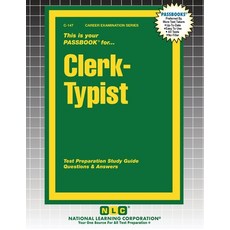 (영문도서) Clerk-Typist Paperback, National Learning Corp, English, 9781799301479