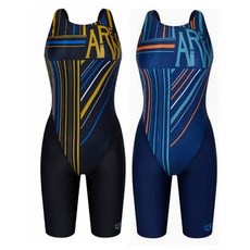 아레나 수영복 여성 테네르 U백 4부반신