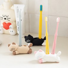 로마네 Brunch Brother 모그리 칫솔꽂이, 1개, 화이트