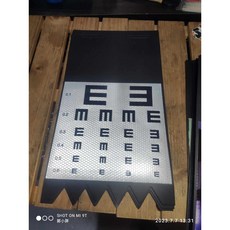 【肥佬嚴選】 視力表 視力圖 擋泥板 反光 防水 迷因 惡搞 電影 土除 後擋泥 機車 重機 摩托車, 1個
