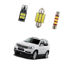 쌍용 렉스턴W LED실내등 차폭등 시인성 트렁크등, 글로브박스등(31mm/1개)