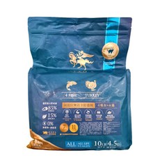 ATTILA 阿提拉 無穀全齡貓糧 4種魚+火雞, 4.5kg, 1袋, 4 FISH+TURKEY