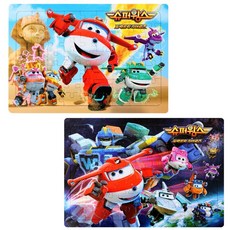 슈퍼윙스 일렉트릭 히어로즈-8절퍼즐 2종세트, 1개