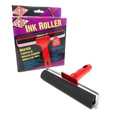 ESSDEE Ink Roller 4.5cm1.97인치 - 튼튼한 EPDM 70 쇼어 하드 고무 표면 브레이어 - 알루미늄 코어 - 블록 인쇄 스크랩북 아트 워크 431131