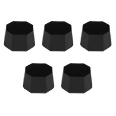 TENYELE 테니스 라켓 엔드 캡 커버 하단 그립 핸들 지속용 5개 162062, Black