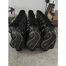 高爾夫球包 黑色 多層隔層 容量大 輕便, 如圖所示