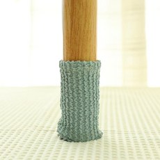 소음방지 니트 식탁의자 다리커버 4P 세트 발커버 fra*65004lx, 브라운