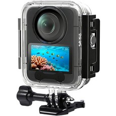 DJI 오스모 360 카메라용 KETOPKIN 보이지 않는 방수 케이스 45M148피트 수중 다이빙 하우징 보호 쉘 액세서리용 브래킷 포함