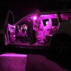 차량용 전구 실내 돔등 독서등 화장대 거울 글러브 박스 트렁크, 2. Pink, 1개