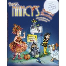 Fancy Nancy's Haunted Mansion: A Reusable Sticker Book for Halloween Paperback, HarperFestival