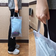 리2치점빵 손잡이형 매쉬망 파우치 메쉬파우치 미니메쉬파우치