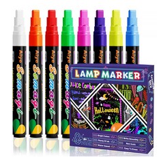 앙플러스 오래쓰는 블랙 보드 마카 펜, 8개입, 혼합색상 8개입, 혼합색상