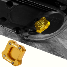 CHEKIS XMAX300 NMAX 메인스탠드클립 삼바리튜닝 메인발판확장 튜닝발판, 1개, 골드