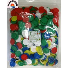 旭陽教育用品社 U.S.L 遊思樂 圓圓板 3cm 500PCS 台灣製ST安全玩具, 1個