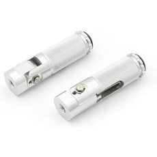 에이프릴리아 RSV4 RSV4RF RS4 125 4T RS125 CNC 유니버설 모터사이클 접이식 풋레스트 풋페그 페그 후방 페달 리어셋 색상: 실버