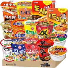 소컵라면 진매1 진순1 참깨1 열1 스낵면1 신라면1 육개장사발1 김치사발1 짜파게티범벅1 새우탕1 김치도시락1 도시락1 맛있는라면1 삼양라면1 라면스틱1, 1박스
