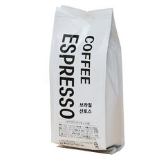 커피 에스프레소 브라질 산토스 원두커피, 500g, 1개, 홀빈(분쇄안함)