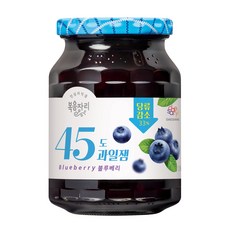 복음자리 45도 과일잼 블루베리, 350g, 2개
