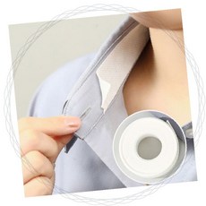 셔츠 카라 목때 오염 방지 세탁 보호 테이프 목주름 방지, 1개