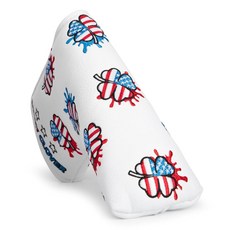 Golf Mallet 퍼터 커버 헤드커버 USA 럭키 클로버 마그네틱 클로저 프리미엄 가죽 골프 헤드커버 골프 DF3 퍼터에 적합 말렛 퍼터 헤드커버(DF3 퍼터용), 블레이드 퍼터 커버용