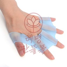 물갈퀴 2P 혜명만물몰 수영오리손 수영장비 수영장 손오리발 손가락물갈퀴, M